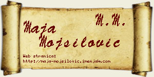Maja Mojsilović vizit kartica